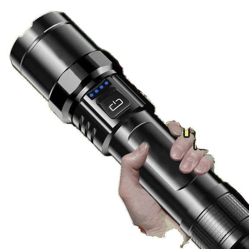 超高輝度特殊部隊 P900 強力な光懐中電灯ポータブル充電式屋外ズームライト長距離スポットライト LED ライト|undefined