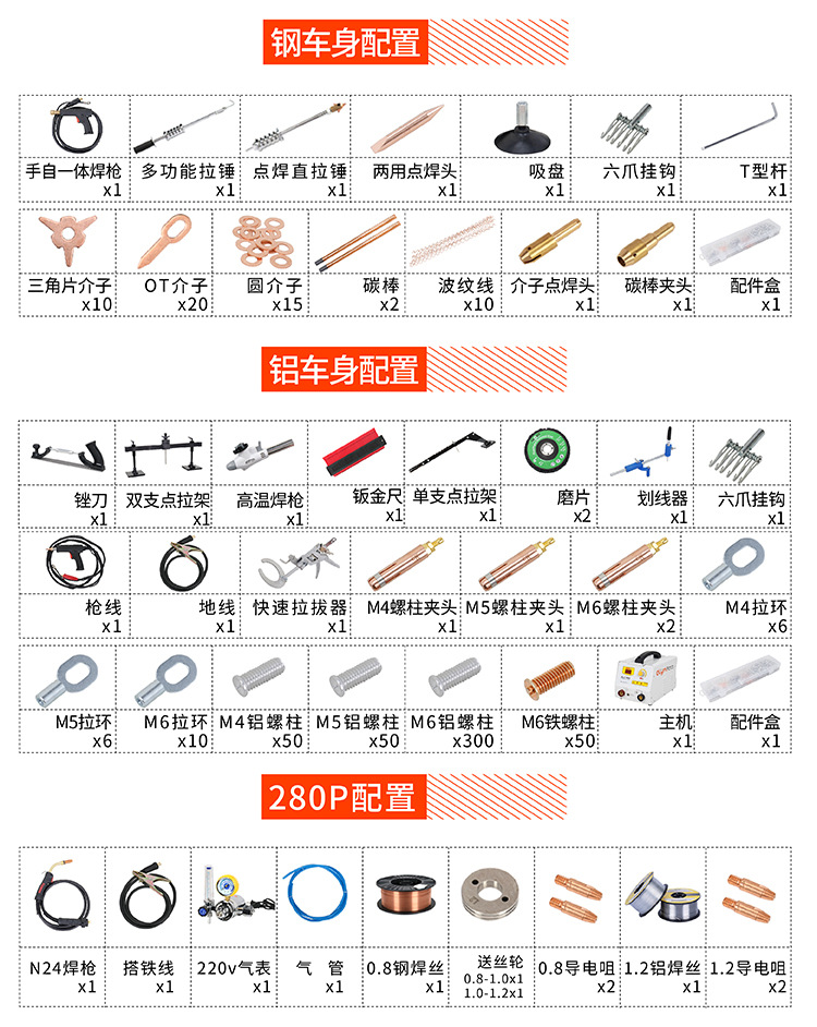 Aluminum Body Repair Machine, Shaping Machine, Car Sheet Metal Dent Repair Tool, Aluminum Welding All-In-One Machine, Aluminum Repair Wholesale