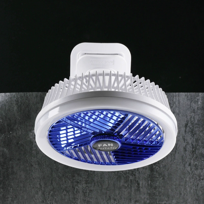 Handheld table lamp for bedroom, rechargeable universal air fan