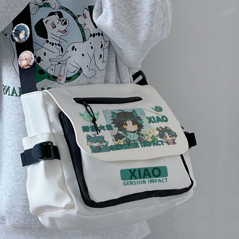 Game original God single shoulder bag drill Kaehara Wanya trend high school high school high capacity crossbody bag female male Harajuku ins wind