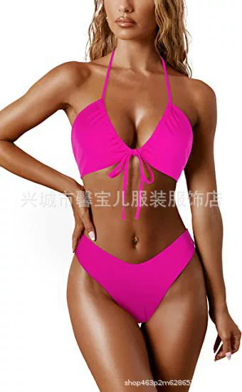 Sexy split swimwear, (Cross-border trading), backless