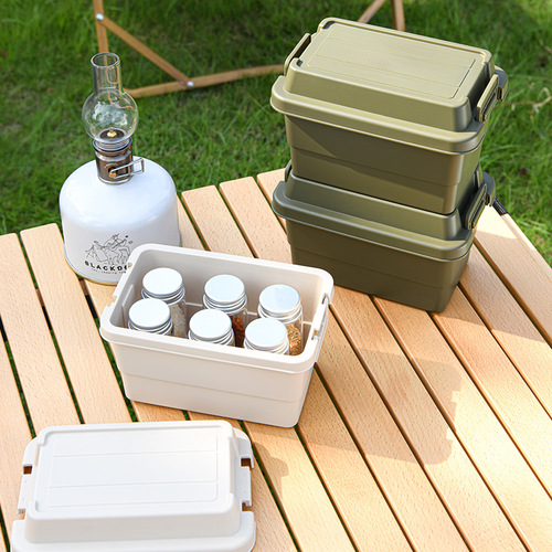 Outdoor camping seasoning bottle canister desk organizer travel camping portable mini small junk box