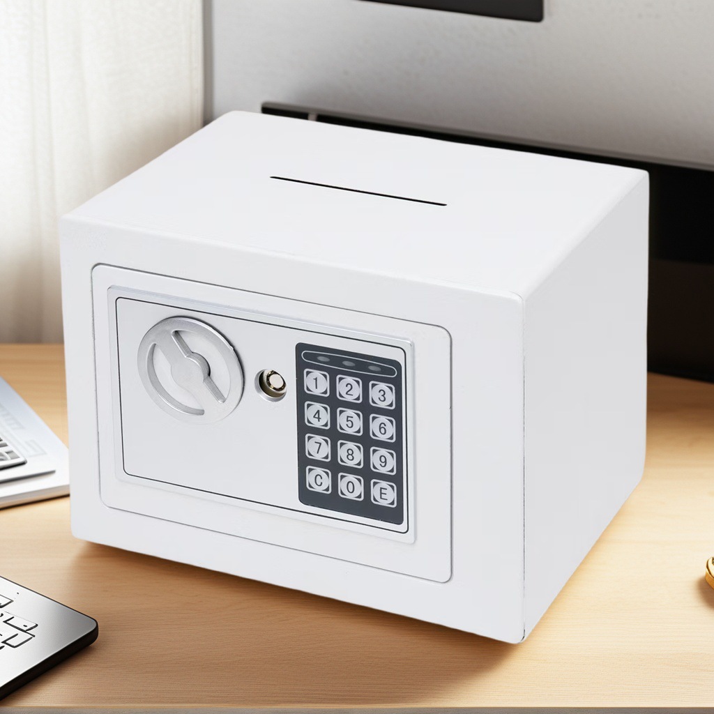 Caja Fuerte Electrónica Pequeña de Acero Laminado en Frío Antirrobo para Oficina y Hogar image 4