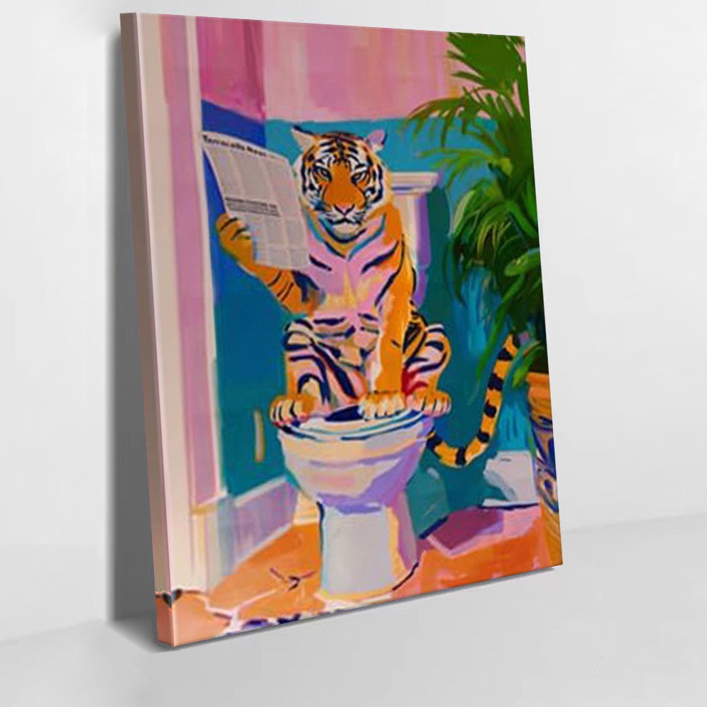 프레임리스 페인팅 완성품 A (소나무 내부 프레임 + 컬렉션 등급 캔버스 + EPSON 오리지널 잉크 잉크젯 페인팅)