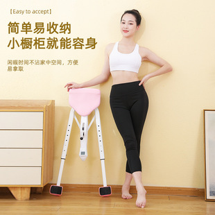 One-character horse trainer stretches legs, stretches, stretches, stretches, stretches, stretches, stretches, stretches, stretches, stretches, stretches and ligaments