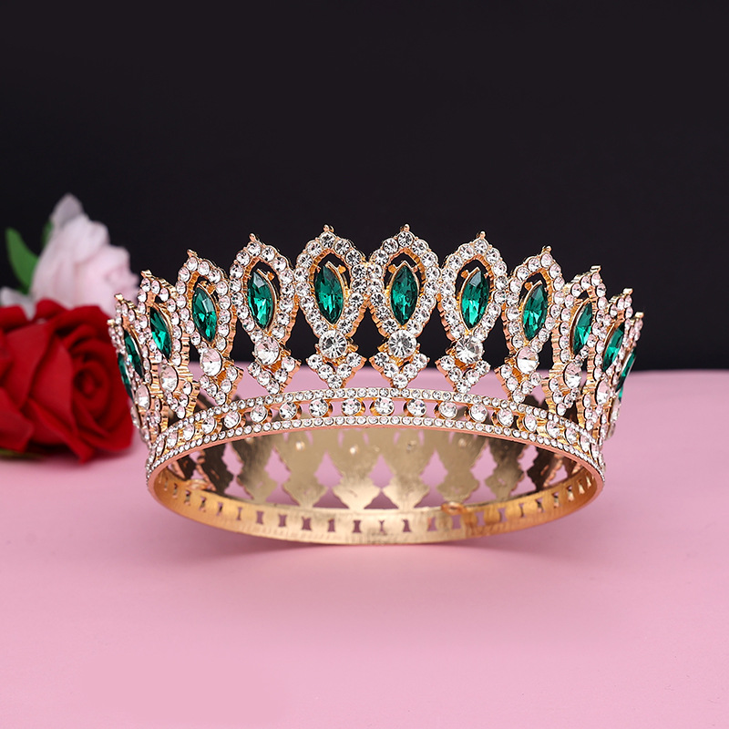 Los hombres de oro rey corona tocado adulto cumpleaños corona Halloween etapa ópera rendimiento unisex