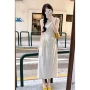 气质法式海边夏季连衣裙
