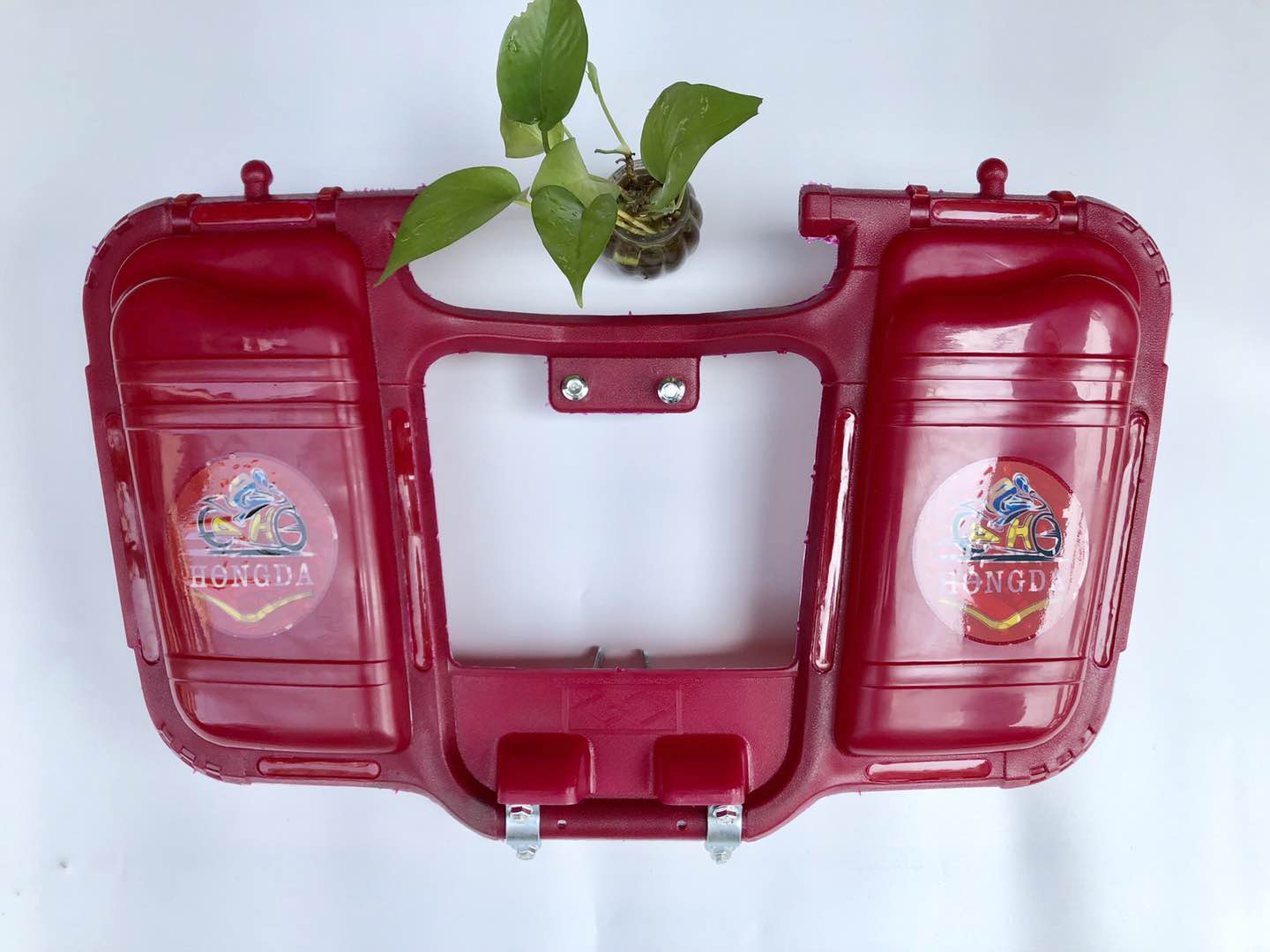 Motorcycle Bumper Frame with Lid Storage Box Jockey Car 125 Men's Motorcycle Modified Thickened Front Bars
