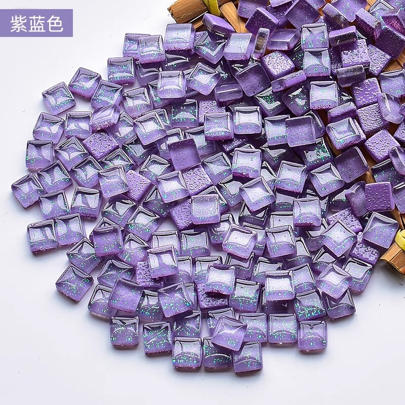 200克diy多元闪粉马赛克集合水晶自由石玻璃儿童手工材料颗粒|undefined