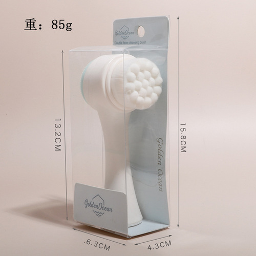 Double-sided cleaning silicone nylon face wash brush manual cleansing skin care standing brush export quality dropshipping