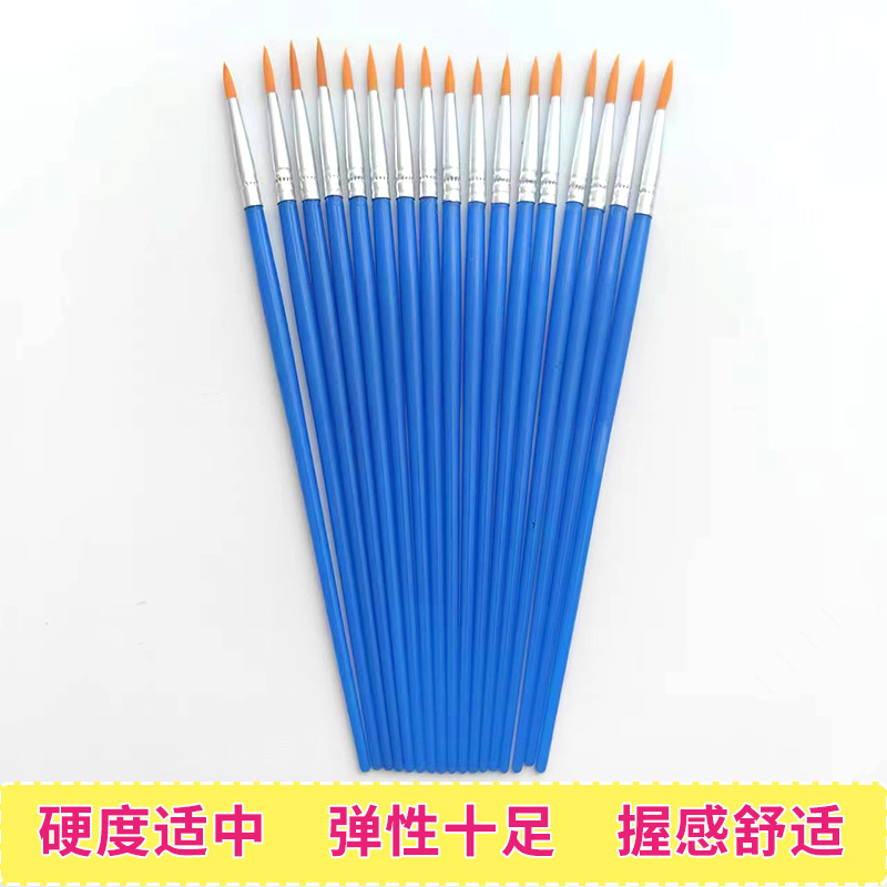 (Cross-border trading), (Wholesale), digital plastic nylon brush, gouache, art acrylic, liner 4