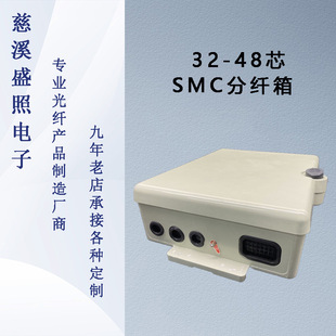 32 Core 48 Core SMC Fiber Optic Fiber Optic Box PLC Insert Type Micro Splitter Adapter Flange IP65 Carrier Grade