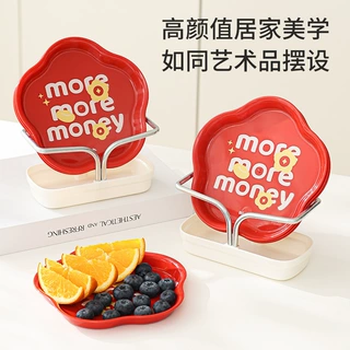 吐骨碟家用吐骨头盘碟水果盘垃圾盘小碟子桌面零食坚果小托盘批发