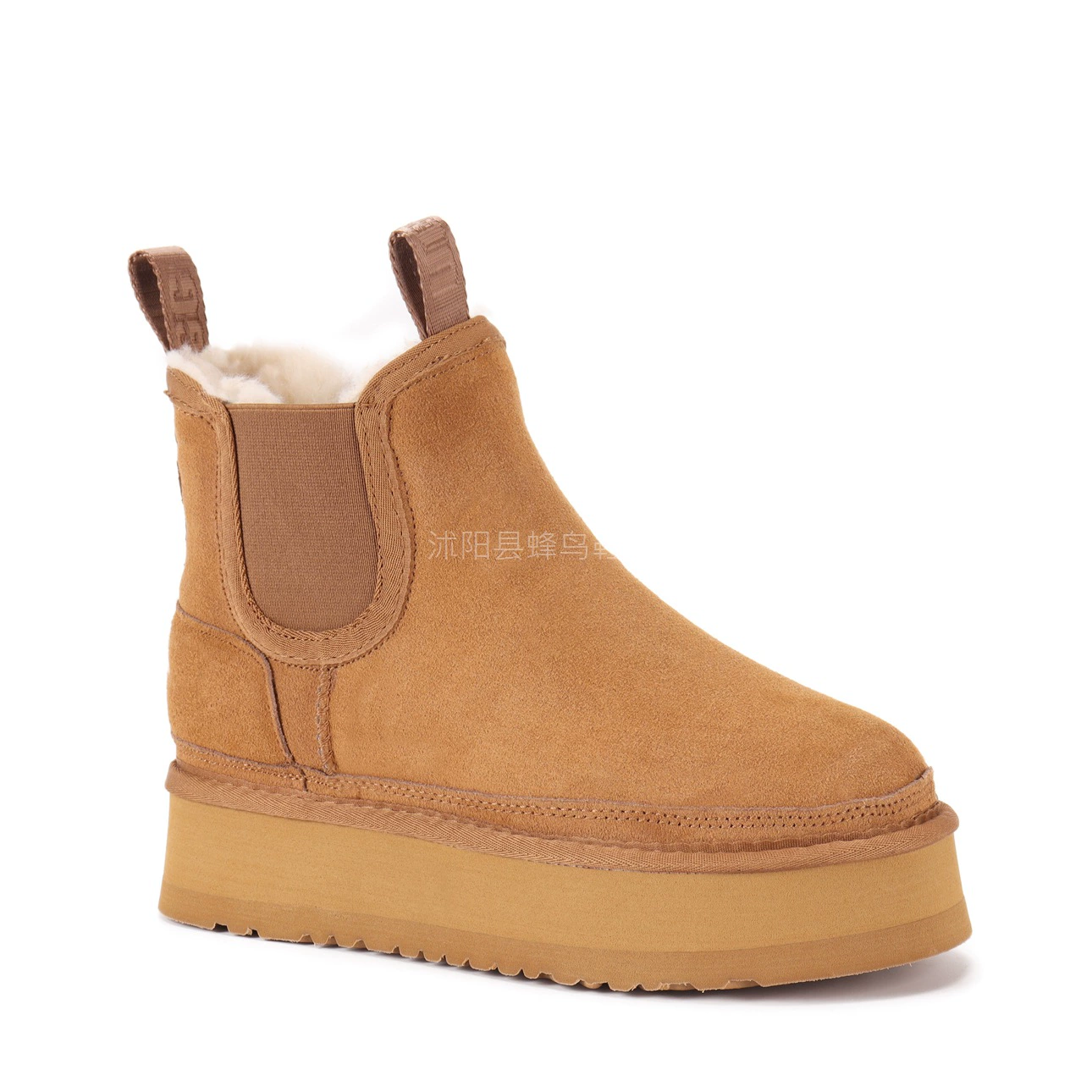 Ботинки Chelsea Snow Women's Snow Shoes Winter Shoes Women's Cotton Boots Women's Shoes Women's Boots TUGGY Толстая подошва ΤUGGΥ