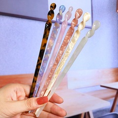 古風漢服ヘアピンファッション髪飾り現代シンプル髪飾り女性レトロ後頭部髪一字酢酸ヘアピン