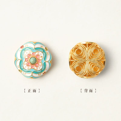 ball color copper plated beads | Zərgərlik ara hissələri