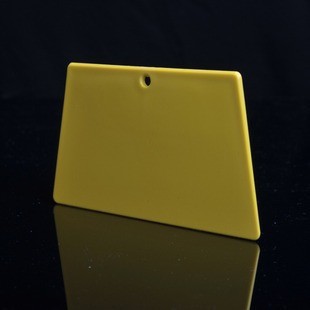 专业优质全新料塑料墙纸壁纸刮板塑胶 加厚黄色梯形刮板