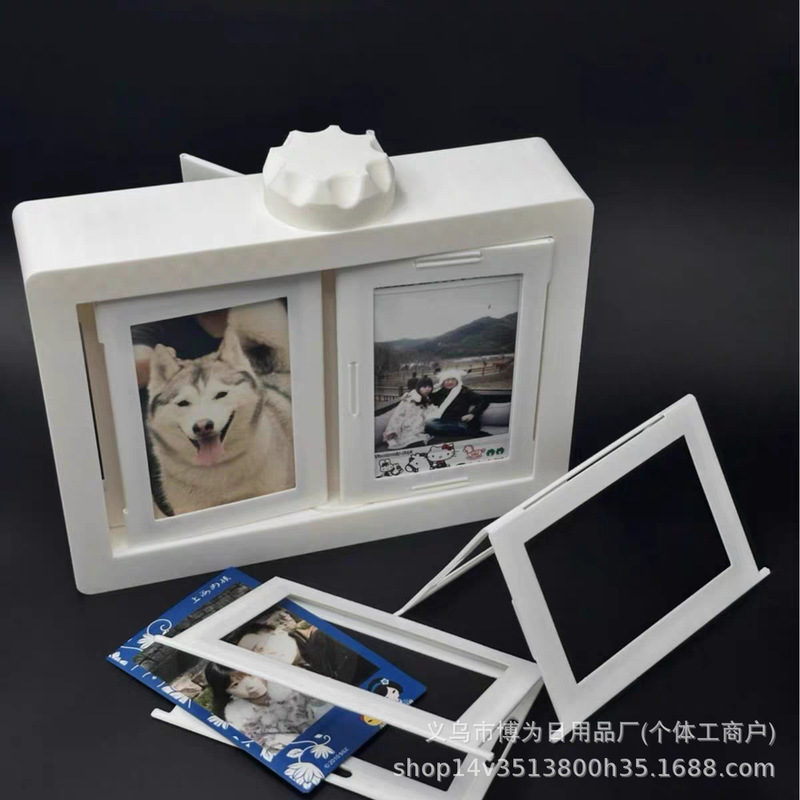 Polaroid Rotating Photo Frame Stereo Page Turning Table Ritual Desktop Decoration 12 Card Slots Photo Empty Frame Photo Album Polaroid Rotating Photo Frame Stereo Page Turning Table Ritual Desktop Decoration 12 Card Slots Photo Empty Frame Photo Album