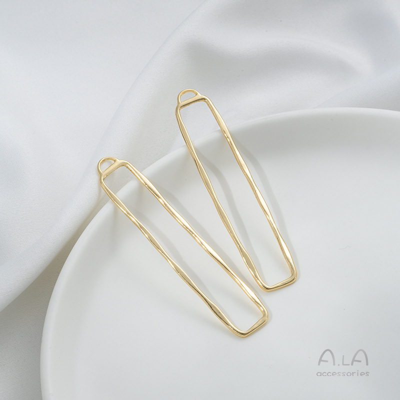 4g Weight Pendant Jewelry Making Type DIY Ornament Accessories Classification 1 Piece Quantity Copper Material Geometric Pattern All Seasons Season Polished, Hammered Finish Plating Design Elegant, Classic Style Style 1 Piece Copper Geometric Polished Hammered Pendant DIY Ornament Accessories 11