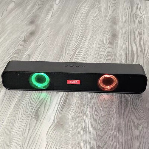 Factory New HA05 Card Insert Computer Speaker Subwoofer TV Multi-Functional Dual Loudspeaker Long Strip Sound King Audio 