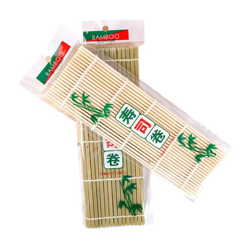 Wholesale sushi bamboo curtain white leather green leather rolling curtain tools tableware seaweed seaweed rice home diy cooking artifact