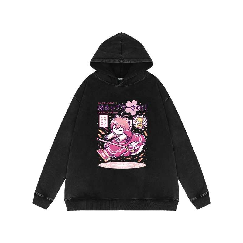 Оверсайз худи с принтом Sailor Moon, 400 г, американский стиль, свитшот (унисекс)