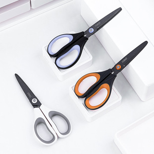 Deli/Deli 6055 alloy stainless steel scissors office scissors art scissors household scissors