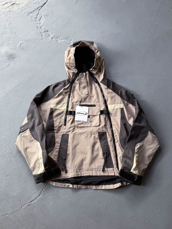 Super Discount 潮牌GRAILZ解构尼龙拼接机能冲锋衣拉链夹克外套|undefined