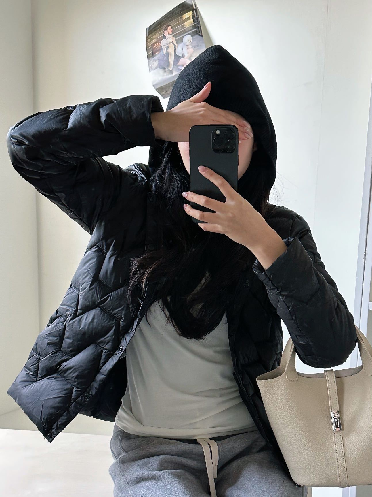 Cachemira encapuchada yoga chaqueta de plumón ligera mujer corta caliente empalme de moda exterior con chaqueta ligera