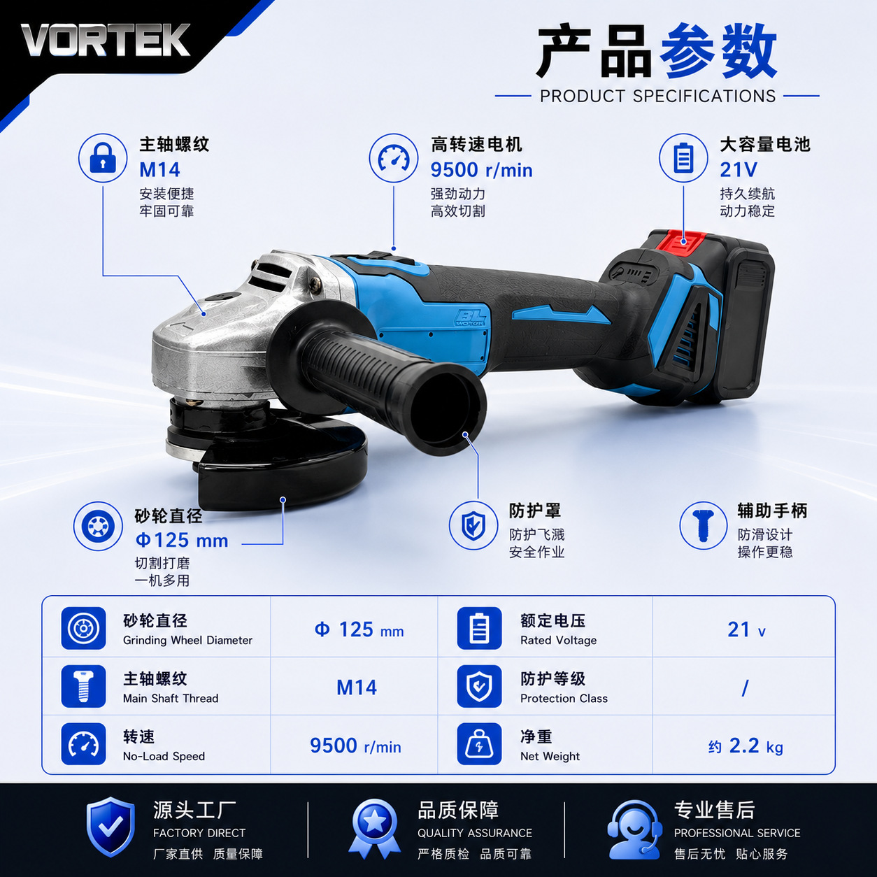 Makita-style Brushless 404/487 Model High-Power Lithium Battery Angle Grinder Cordless Impact Drill Cross-Border Combo Kit
