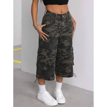A 65606 Distressed Camo Cargo Shorts �ƶ��Բʹ�װ��羳