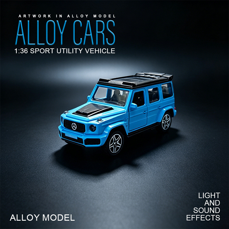 Cross-Border Die-Cast 1:36 Mercedes-Benz Model Car with Openable Doors, Pull-Back Function, Lights, and Cool Sound Effects, Alloy Car Model, Children's Toy Car Cross-Border Die-Cast 1:36 Mercedes-Benz Model Car with Openable Doors, Pull-Back Function, Lights, and Cool Sound Effects, Alloy Car Model, Children's Toy Car