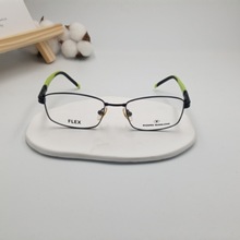 外贸原单德国订单眼镜方形双梁眼镜架男女商务镜框可外扩腿LC168