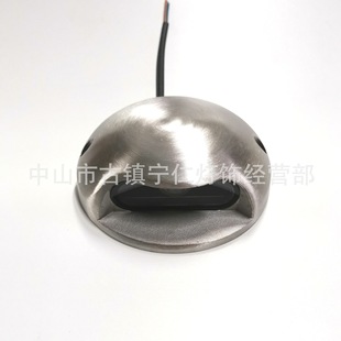 Ningren stainless steel Footlight 1W Footlight 3W plank light surface-mounted buried scenic spot Park channel light