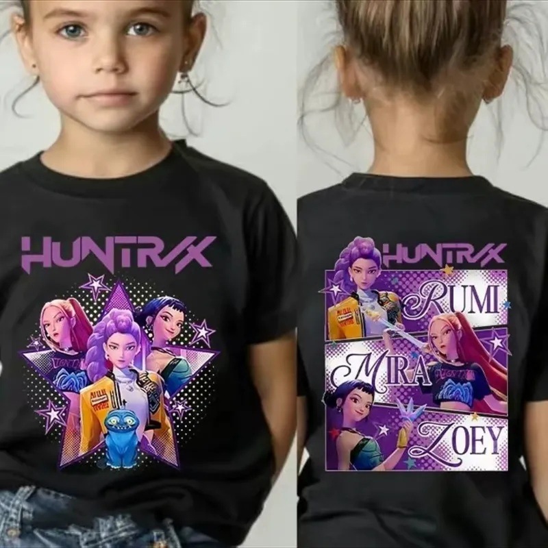 Kpop Demon Slayer Printed Graphic T-Shirt Summer Children's Clothing 2025 Movie T-Shirt Girls Boys Short Sleeve Top Kpop Demon Slayer Printed Graphic T-Shirt Summer Children's Clothing 2025 Movie T-Shirt Girls Boys Short Sleeve Top