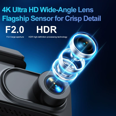Hd 4K Front and Rear | Driving recorder