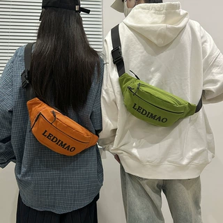 胸包女士ins潮流运动斜挎包男背包日韩系简约休闲跑步腰包小挎包