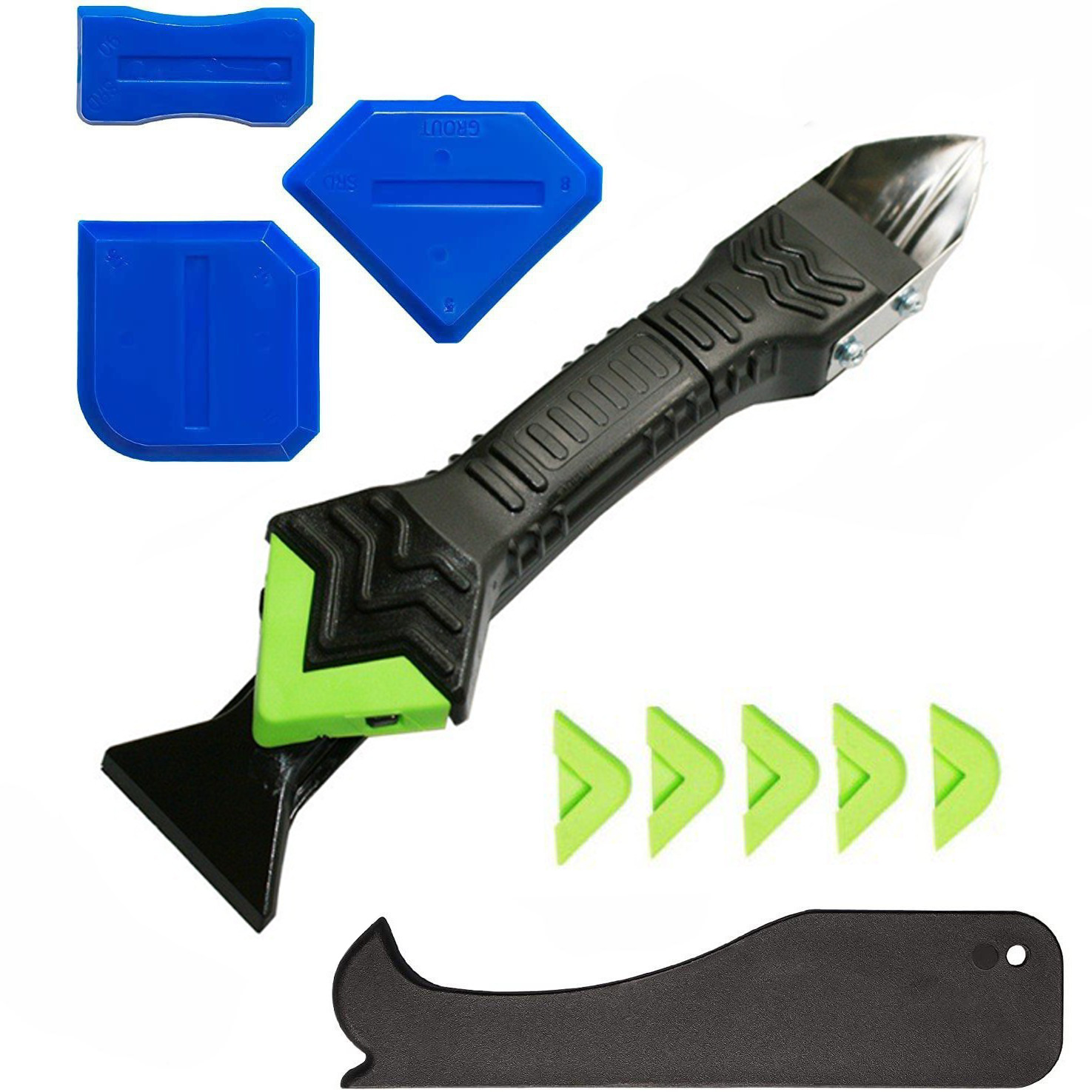 6-in-1 스퀴지 + 3호 스퀴지 [검은색 스퀴지 포함]