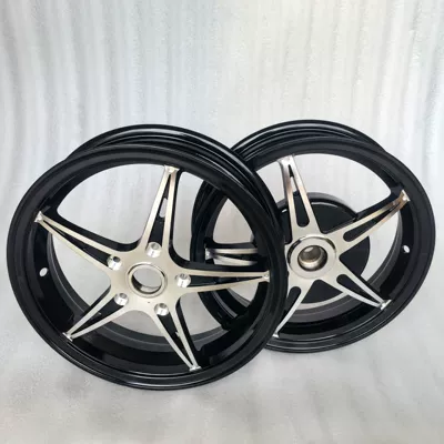 Hub: vespa150cc/300cc aluminum alloy wheel - vespa150-8-models-black