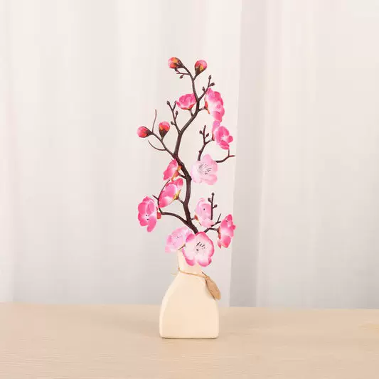 仿真腊梅花批发中式盆景插花梅花树造景中式盆景装饰花艺插花造型