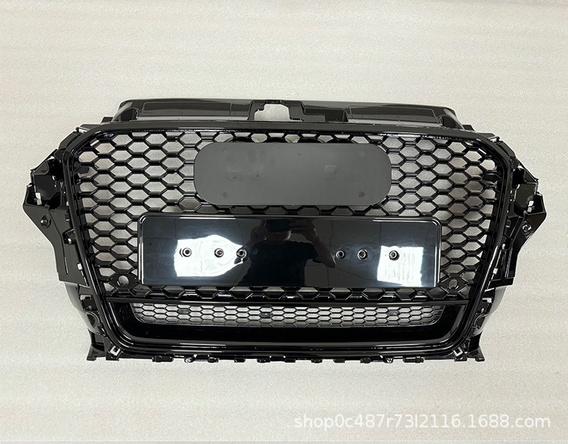 Suitable for Audi A3 Grille Modification to Rs3 Old Model A38V Front Bumper Grille 13141516 Honeycomb Grille Cover