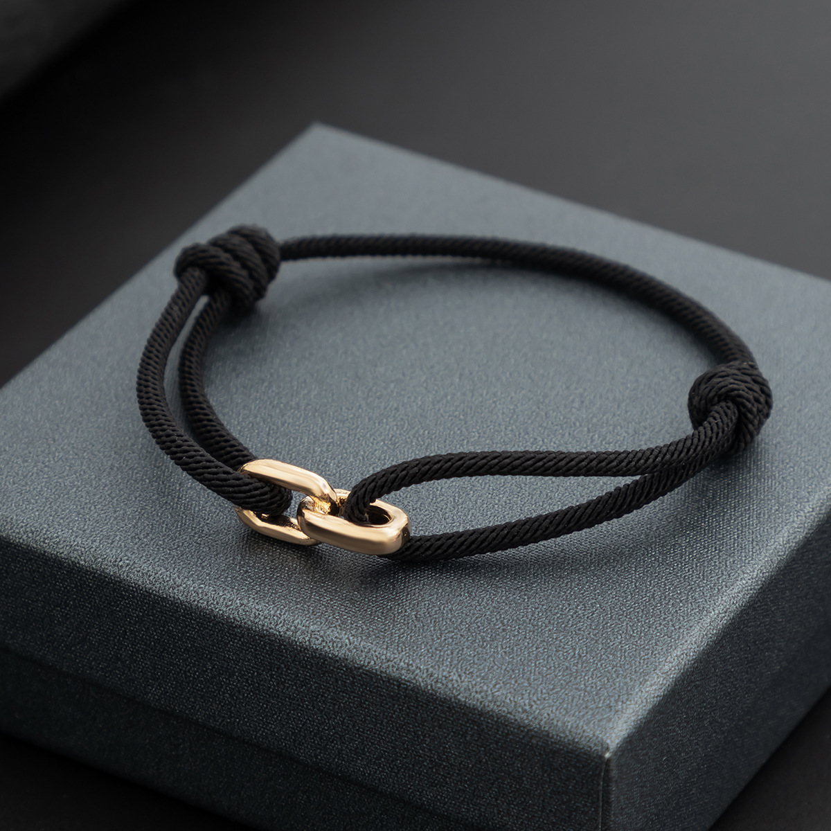 European American Cross-border Minimalist Niche Adjustable Milanese Rope For Men, Trendy And Stylish Personalized Cross_voghion.com
