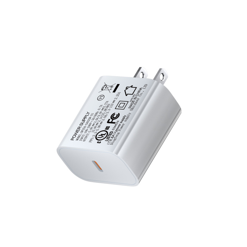 PSE認証PD25W充電ヘッドUSB TYPE-C二口充電器はサムスン華為携帯電話の急速充電に適している|undefined