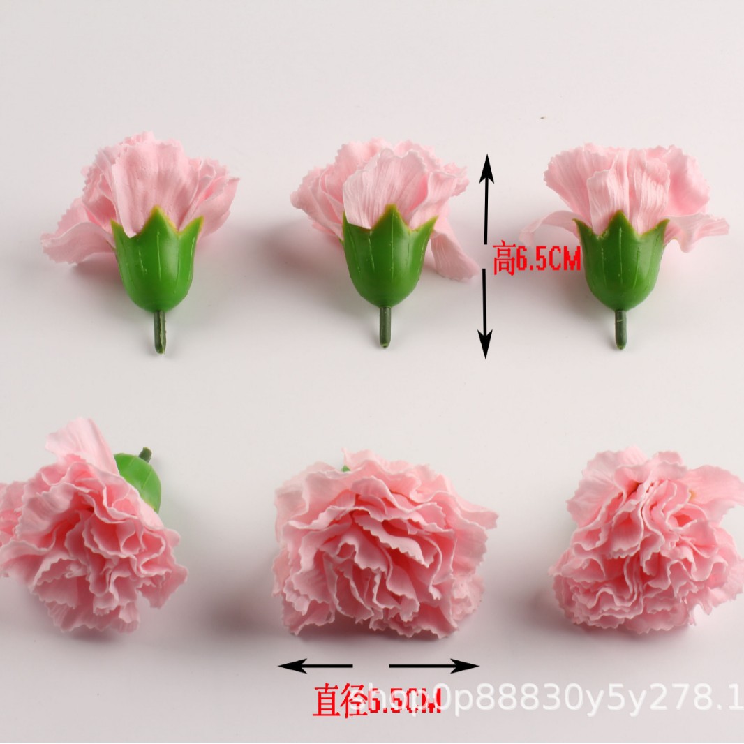 Imitación de flores claveles flor de jabón realista cabeza de flor regalo del día de la madre para las madres para los ancianos flor de jabón de clavel image 4