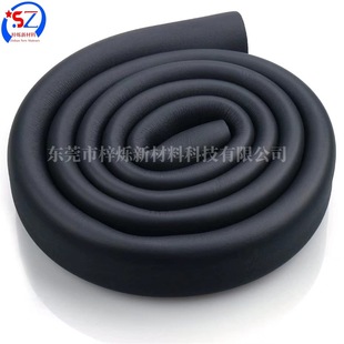 Black pipe water pipe insulation insulation foam rubber sleeve custom air conditioning refrigeration protection sleeve custom