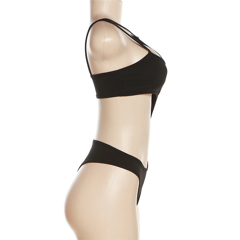 Sexy Sports Back Tight Cropped Outfit Solid Color Sexy Figure Flattering Jumpsuit 10 Sexy Sports Back Tight Cropped Outfit Solid Color Sexy Figure Flattering Jumpsuit