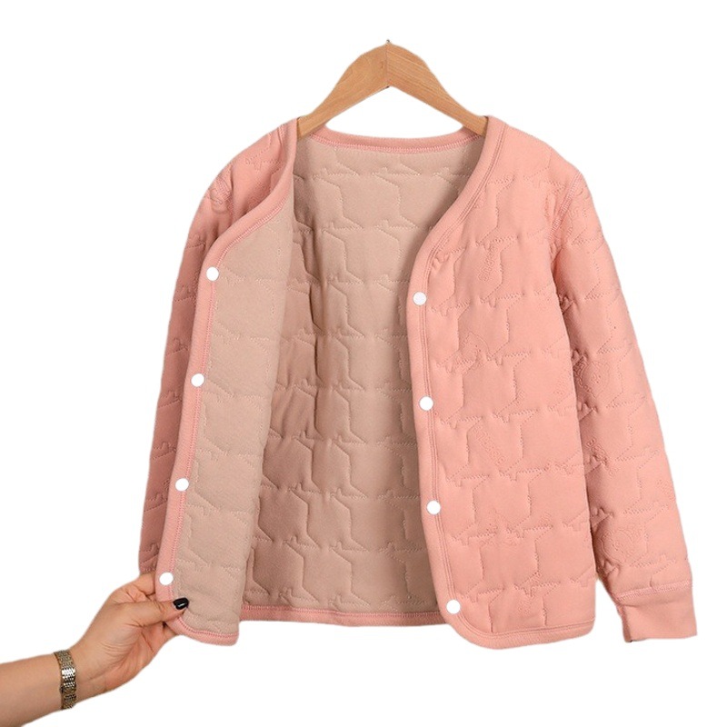 Chaqueta acolchada de algodón con forro para niños, niños y niñas, ropa de invierno, pantalones de algodón, uniformes escolares