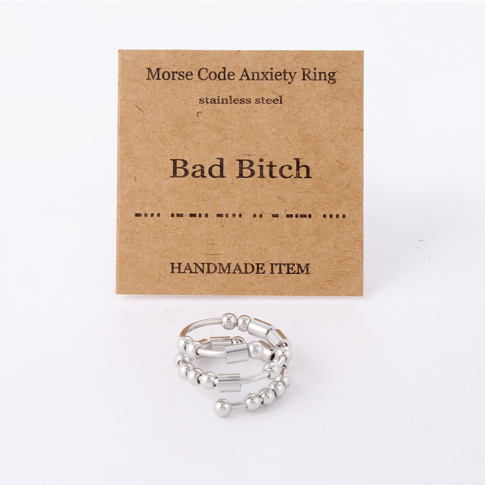 Fashion Geometric Stainless Steel Rings 1 Piece