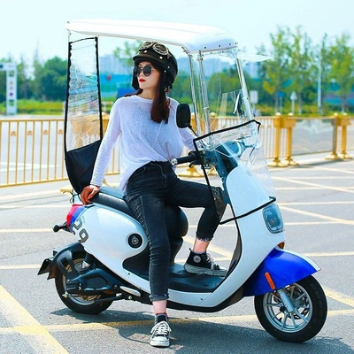 Elektromobil üçün ön şüşə çətiri (günlük) — windproof cover, rainproof and