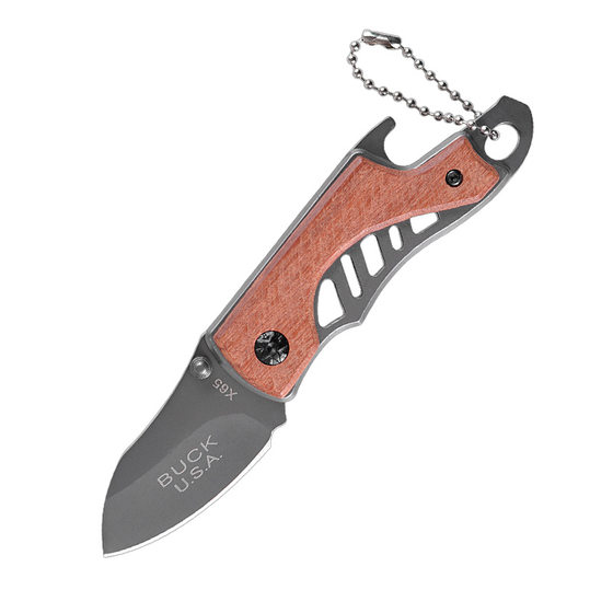 Outdoor wooden handle knife multi-function folding knife high hardness sharp fruit knife portable folding knife lockless with opener